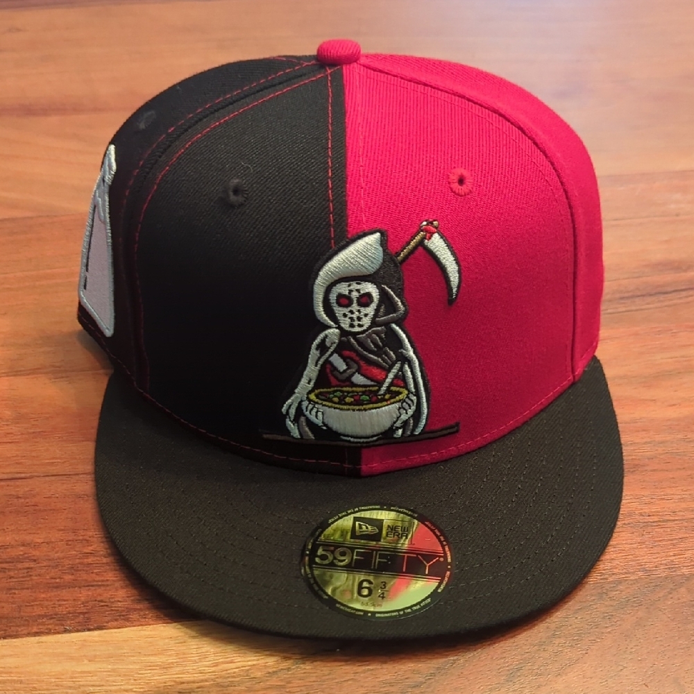 New Era Black and Red Grim Reaper Hat